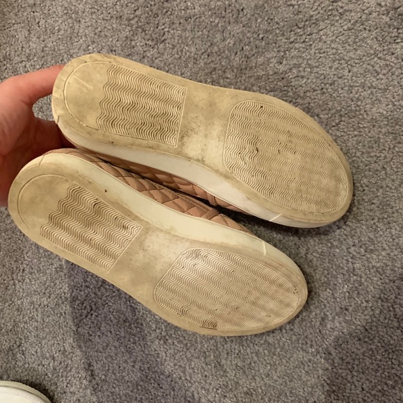 Pink Quilted Steve Madden Slip On Sneakers - Picture 5 of 6